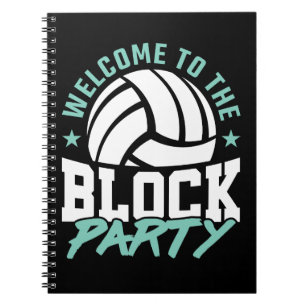 Welkom bij de Funny Volleyball van de Blokpartij Notitieboek
