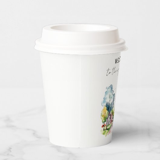 Welkom bij de groep papieren bekers (Rechts)