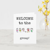 Welkom bij de groep, Team, New Employee Kaart (Gele Bloem)