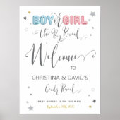 Welkom bij de Grote Onthulling, Jongen Meisje Gend Poster (Voorkant)