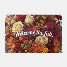 Welkom bij de Herfst - Bloemendeurmat Deurmat