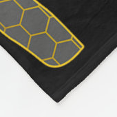 Welkom bij de Hive Bee Leraar Terug naar school  Fleece Deken (Hoek)