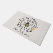 Welkom bij de Honey Bee Spring Deurmat (Schuin)