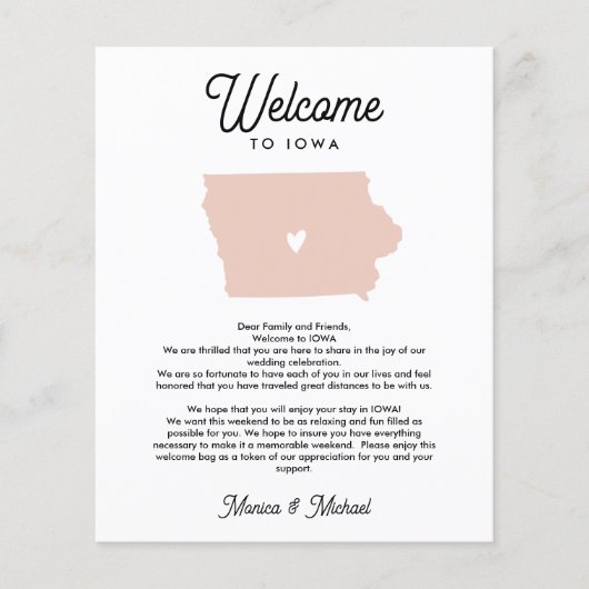 Welkom bij de IOWA-brief en -reisroute ELKE KLEUR (Voorkant)