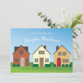 Welkom bij de Kaart Buurgroep voor nieuwe ingezete (Staand voorkant)