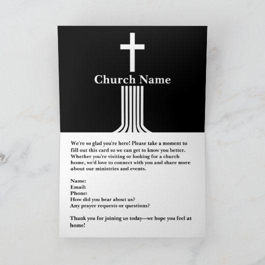 Welkom bij de Kaarten van de Church White Cross Co (Binnen)