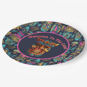 Welkom bij de Luau Papieren Bordje (Gekanteld)