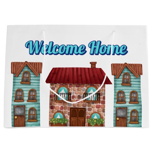 Welkom bij de makelaar thuis groot cadeauzakje (Voorkant)