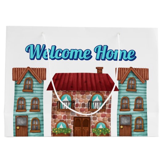 Welkom bij de makelaar thuis groot cadeauzakje (Achterkant)