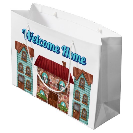 Welkom bij de makelaar thuis groot cadeauzakje (Achterkant Gekanteld)