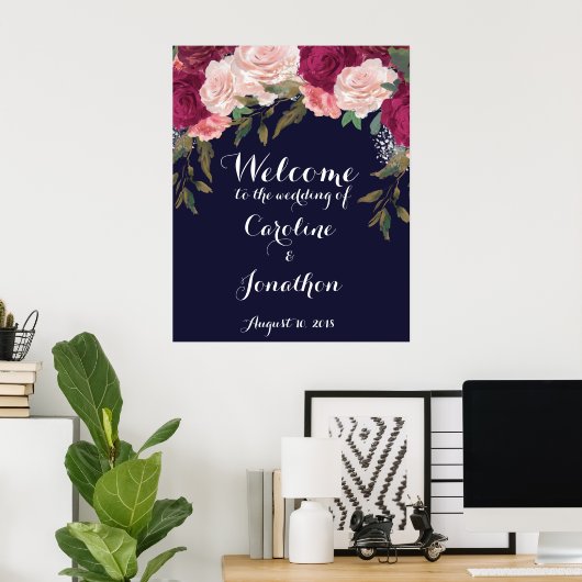 Welkom bij de marineverweringen poster (Thuiskantoor)