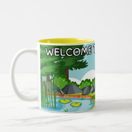 Welkom bij de Marsh Coffee mok (Links)