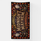 Welkom bij de Midnight Mayhem Funhouse Spandoek (Verticaal)