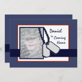 Welkom bij de militaire startpagina kaart (Voorkant / Achterkant)