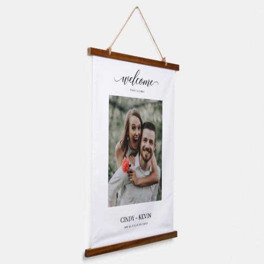 Welkom bij de miniatuur van het script van het huw hangend wandkleed (Gebogen)