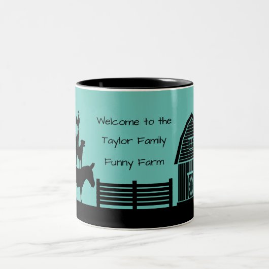 Welkom bij de Mok van het Boerderij Funny (Center)