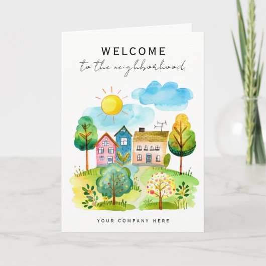 Welkom bij de Neighborhood Add Logo Realty Kaart (Voorkant)