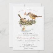 Welkom bij de Nest Baby shower Invitation Kaart (Voorkant)