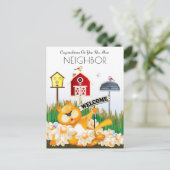 Welkom bij de nieuwe wijk Home Briefkaart (Staand voorkant)