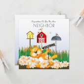 Welkom bij de nieuwe wijk Home Kaart (Voorkant / Achterkant in situ)