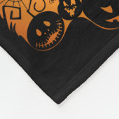Welkom bij de Nightmare Halloween Pumpkin Graphic Fleece Deken (Hoek)