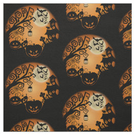 Welkom bij de Nightmare Halloween Pumpkin Graphic Stof