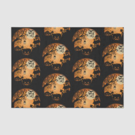 Welkom bij de Nightmare Halloween Pumpkin Graphic Tissuepapier