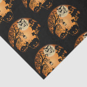 Welkom bij de Nightmare Halloween Pumpkin Graphic Tissuepapier (Detail)