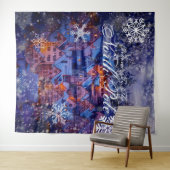 Welkom bij de Noordpool  | Feestachtergrond Wandkleed (In Situ (horizontaal))