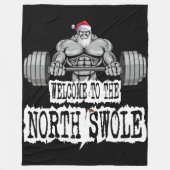 Welkom bij de Noordzool Fleece Deken (Voorkant)