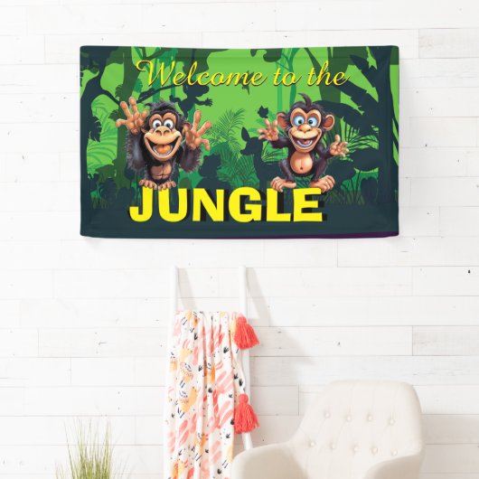 Welkom bij de oerwoud Banner (Insitu)