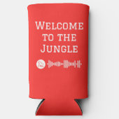 Welkom bij de Oerwoud spotify code Seltzer Blikjeskoeler (Voorkant)