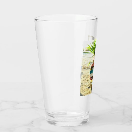 Welkom bij de Paradijs Beach Ocean Glas (Rechts)