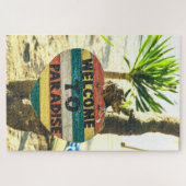 Welkom bij de Paradijs Beach Ocean Legpuzzel (Horizontaal)