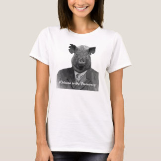 Welkom bij de Plutocratie Funny Pig  T T-shirt