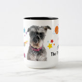 Welkom bij de Plutoverse Coffee-Mok Tweekleurige Koffiemok (Center)