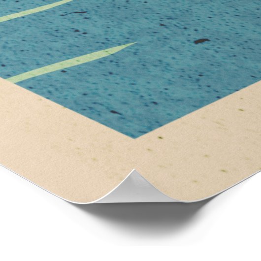 Welkom bij de  postercard van florida retro poster (Hoek)