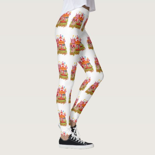Welkom bij de provinciale beurs - carnaval leggings (Rechts)