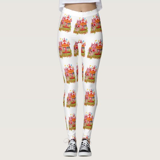 Welkom bij de provinciale beurs - carnaval leggings (Voorkant)