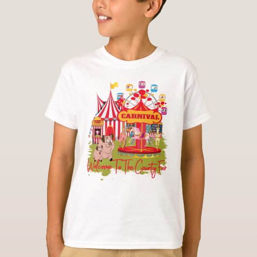 Welkom bij de provinciale beurs - carnaval t-shirt (Voorkant)
