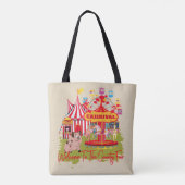 Welkom bij de provinciale beurs - carnaval tote bag (Achterkant)