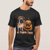 Welkom bij de Pugkin Patch - Grappige Halloween Pu T-shirt (Voorkant)