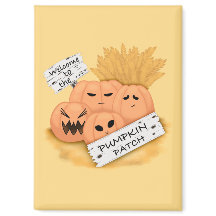 Welkom bij de Pumpkin Patch Magnet