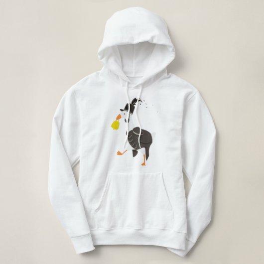 Welkom bij de quack parade hoodie (Design voorkant)