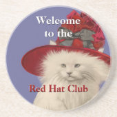 Welkom bij de Red Pet Club Onderzetters (Voorkant)