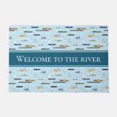 Welkom bij de rivierboten Zeilboten Deurmat (Voorkant)