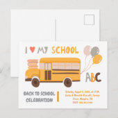 Welkom bij de schoolpicknick feestdagenkaart (Voorkant / Achterkant)