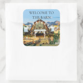 Welkom bij de schuur Sticker Herfst/Oogst (Tas)