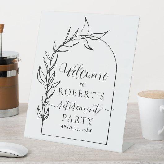 Welkom bij de scriptminimumafstand reclamebord met voetstuk (Insitu)