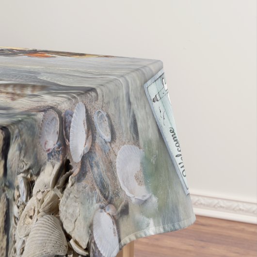 Welkom bij de Seaside Tafelkleed (Voorbeeld)